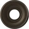 Ekena Millwork Berkshire PVC Medallion (Canopies up to 4 1/2"), 10"OD x 3 1/2"ID x 3/4"P, Metallic Dark Bronze CMP10BECDB - alternate 1